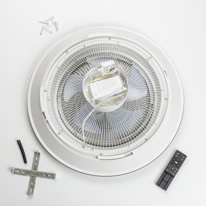 Brilagi - LED Reguliuojamas šviestuvas su ventiliatoriumi AURA LED/38W/230V 3000-6000K aukso + valdymo pultas