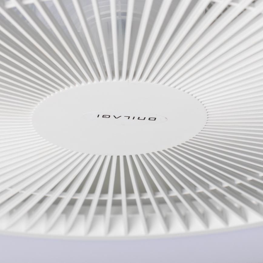 Brilagi - LED Reguliuojamas šviestuvas su ventiliatoriumi  AURA LED/38W/230V 3000-6000K baltas + valdymo pultas