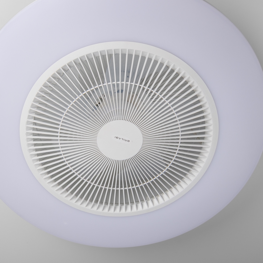 Brilagi - LED Reguliuojamas šviestuvas su ventiliatoriumi  AURA LED/38W/230V 3000-6000K baltas + valdymo pultas