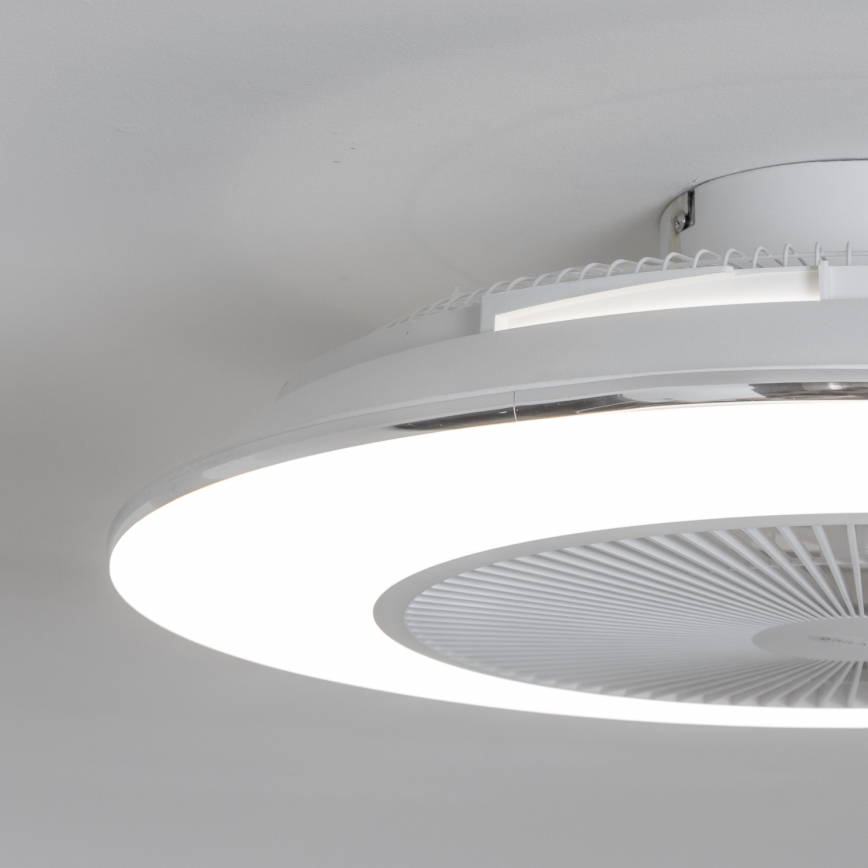 Brilagi - LED Reguliuojamas šviestuvas su ventiliatoriumi  AURA LED/38W/230V 3000-6000K baltas + valdymo pultas