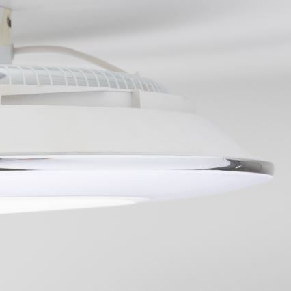 Brilagi - LED Reguliuojamas šviestuvas su ventiliatoriumi  AURA LED/38W/230V 3000-6000K baltas + valdymo pultas