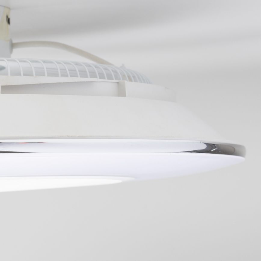 Brilagi - LED Reguliuojamas šviestuvas su ventiliatoriumi  AURA LED/38W/230V 3000-6000K baltas + valdymo pultas