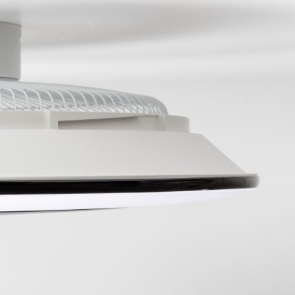 Brilagi - LED Reguliuojamas šviestuvas su ventiliatoriumi AURA LED/38W/230V 3000-6000K juodas + valdymo pultas
