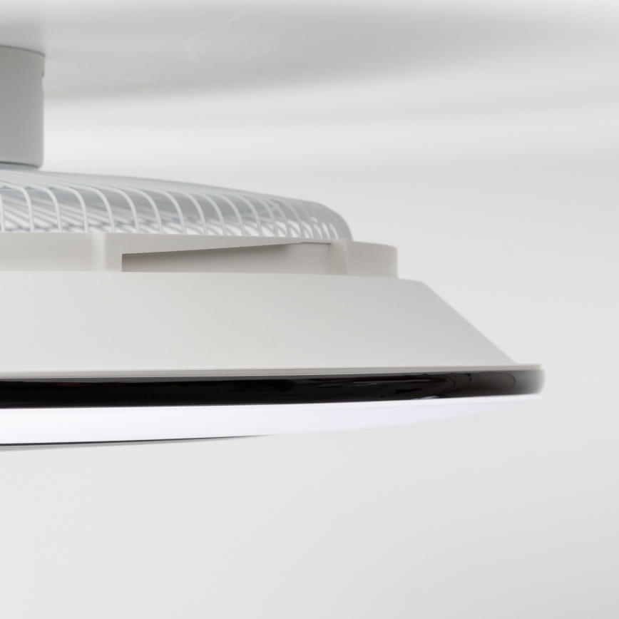 Brilagi - LED Reguliuojamas šviestuvas su ventiliatoriumi AURA LED/38W/230V 3000-6000K juodas + valdymo pultas
