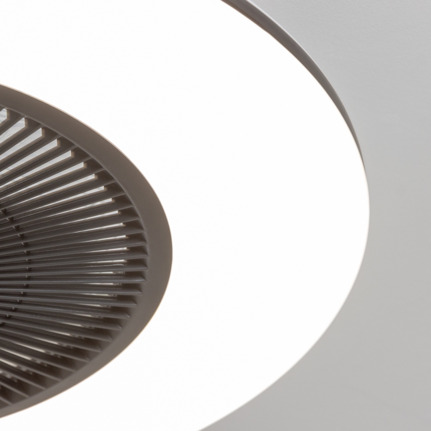 Brilagi - LED Reguliuojamas šviestuvas su ventiliatoriumi AURA LED/38W/230V 3000-6000K juodas + valdymo pultas