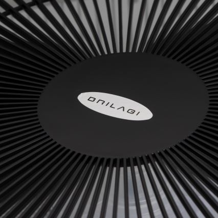 Brilagi - LED Reguliuojamas šviestuvas su ventiliatoriumi AURA LED/38W/230V 3000-6000K juodas + valdymo pultas
