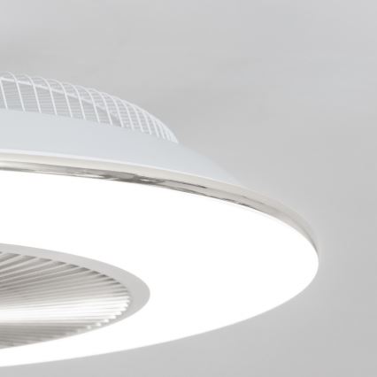 Brilagi - LED Reguliuojamas šviestuvas su ventiliatoriumi AURA LED/38W/230V 3000-6000K sidabras + valdymo pultas