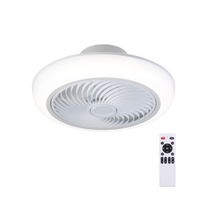 Brilagi - LED Pritemdomas lubinis šviestuvas su ventiliatoriumi LED/30W/230V 3000-6500K balta + nuotolinio valdymo pultas