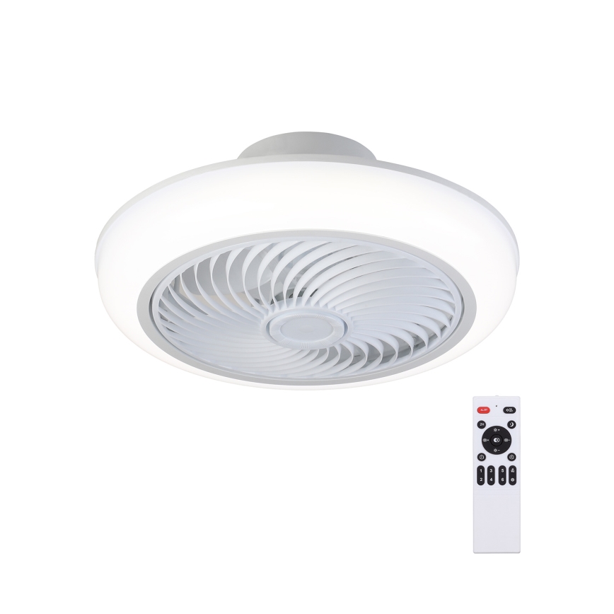 Brilagi - LED Pritemdomas lubinis šviestuvas su ventiliatoriumi LED/30W/230V 3000-6500K balta + nuotolinio valdymo pultas