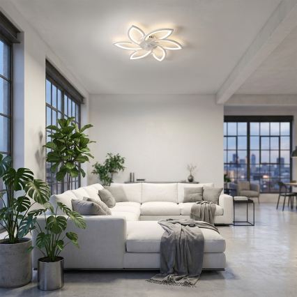 Brilagi - LED reguliuojamas lubų šviestuvas su ventiliatoriumi LED/50W/230V 3000-6500K baltas + nuotolinio valdymo pultas