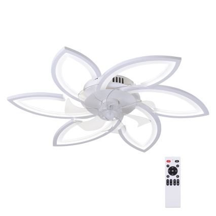 Brilagi - LED Pritemdomas lubinis šviestuvas su ventiliatoriumi LED/50W/230V 3000-6500K balta + nuotolinio valdymo pultas