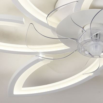 Brilagi - LED Pritemdomas lubinis šviestuvas su ventiliatoriumi LED/50W/230V 3000-6500K balta + nuotolinio valdymo pultas