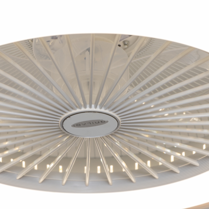 Brilagi - LED reguliuojamas šviestuvas su ventiliatoriumi RONDA LED/48W/230V 3000-6000K baltas + nuotolinis valdymas