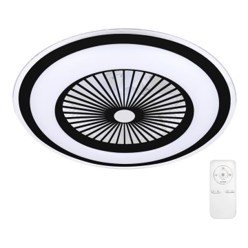 Brilagi - LED Reguliuojamas šviestuvas su ventiliatoriumi RONDA LED/65W/230V 3000-6500K juodas + valdymo pultas Brilagi - LED Reguliuojamas šviestuvas su ventiliatoriumi RONDA LED/65W/230V 3000-6500K juodas + valdymo pultas