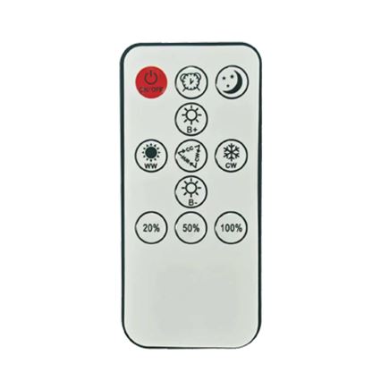 Brilagi - LED Pritemdomas lubinis šviestuvas ULTRA SLIM LED/18W/230V 2700-6500K diametras 30 cm juoda + nuotolinio valdymo pultas