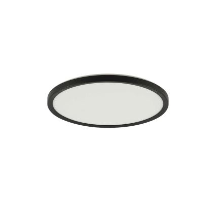 Brilagi - LED Pritemdomas lubinis šviestuvas ULTRA SLIM LED/18W/230V 2700-6500K diametras 30 cm juoda + nuotolinio valdymo pultas