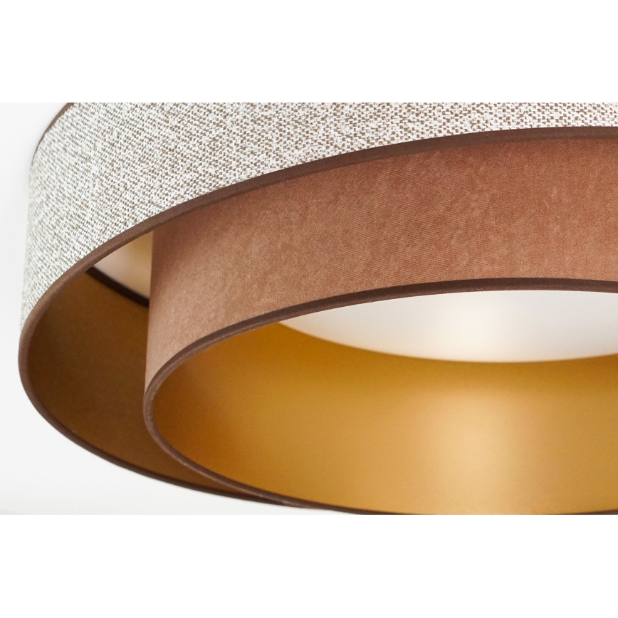 Brilagi - LED Pritemdomas lubinis šviestuvas VEGAS SHINE LED/24W/230V diametras 60 cm 3000/4000/6500K ruda + nuotolinio valdymo pultas