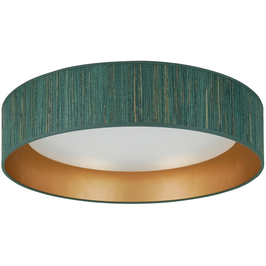 Brilagi - LED Pritemdomas lubinis šviestuvas VEGAS SHINE LED/24W/230V 3000/4000/6500K šiaudų žalia/auksas + nuotolinio valdymo pultas