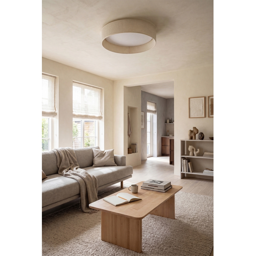 Brilagi - dimeriuojamas LED lubinis šviestuvas VELVET SMARTIX STARS LED/36W/230V 3000-6000K skersmuo 55 cm kreminė Wi-Fi Tuya Beacon + nuotolinis valdymas