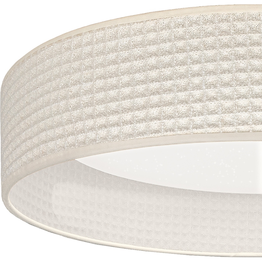 Brilagi - dimeriuojamas LED lubinis šviestuvas VELVET SMARTIX STARS LED/36W/230V 3000-6000K skersmuo 55 cm kreminė Wi-Fi Tuya Beacon + nuotolinis valdymas