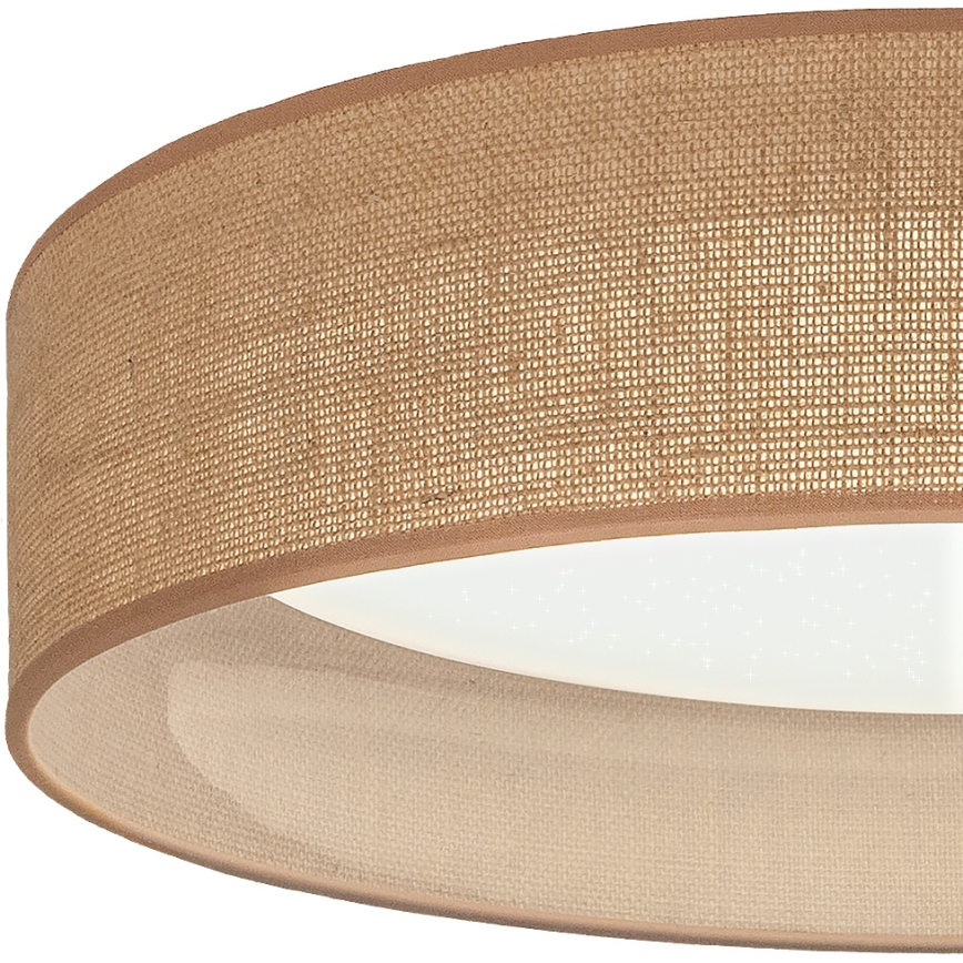 BRILAGI - Dimeriuojamas lubinis LED šviestuvas VELVET SMARTIX STARS LED/36W/230V 3000-6000K skersmuo 55 cm smėlio spalvos Wi-Fi Tuya Beacon + nuotolinis valdymas