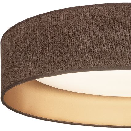 BRILAGI - Dimeriuojamas LED lubų šviestuvas VELVET SMARTIX LED/24W/230V 3000-6000K skersmuo 45 cm ruda/auksinė Wi-Fi Tuya Beacon + nuotolinio valdymo pultas