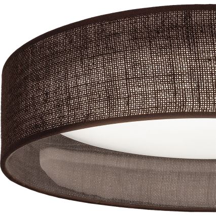BRILAGI - Reguliuojamo ryškumo LED lubų šviestuvas VELVET SMARTIX LED/36W/230V 3000-6000K Ø 55 cm rudas Wi-Fi Tuya Beacon + nuotolinis valdymas