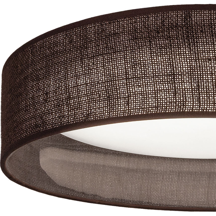 BRILAGI - Reguliuojamo ryškumo LED lubų šviestuvas VELVET SMARTIX LED/36W/230V 3000-6000K Ø 55 cm rudas Wi-Fi Tuya Beacon + nuotolinis valdymas