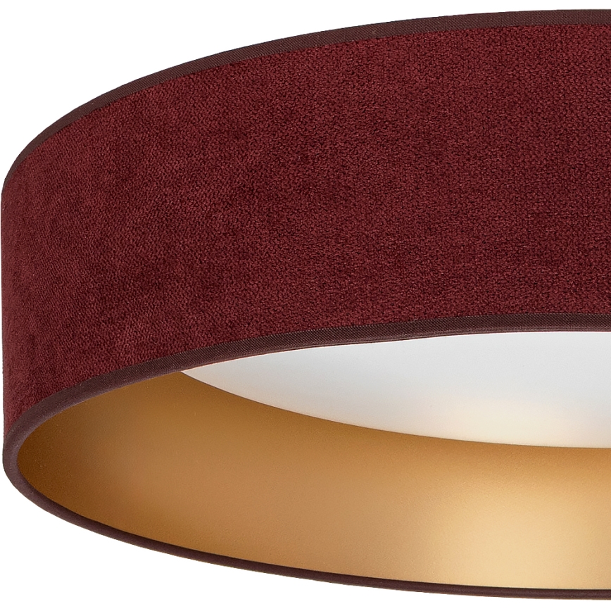 BRILAGI - Dimeriuojamas LED stropinis šviestuvas VELVET SMART VARI LED/24W/230V 3000–6500K Ø 45 cm bordo/auksinė + nuotolinis valdymas