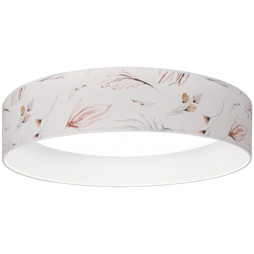 BRILAGI - LED reguliuojamas lubinis šviestuvas VELVET SMART VARI LED/24W/230V 3000-6500K skersmuo 45 cm balta/gėlės + nuotolinis pultelis