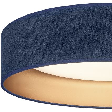 BRILAGI - dimeriuojamas LED lubinis šviestuvas VELVET SMART VARI LED/24W/230V 3000–6500K Ø 45 cm mėlynas/auksinis + nuotolinis valdymas