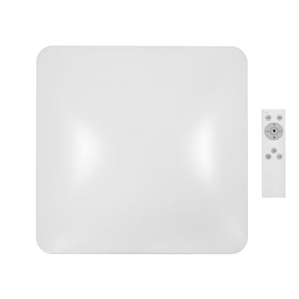 Brilagi - LED Pritemdomas lubinis šviestuvas VELVET SQUARE LED/24W/230V 3000/4000/6500K + nuotolinio valdymo pultas kreminė