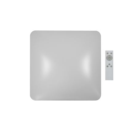 Brilagi - dimeriuojamas LED lubų šviestuvas VELVET SQUARE SMART LED/36W/230V 60x60 cm 2700-6500K Wi-Fi Tuya + nuotolinis valdymas rudas