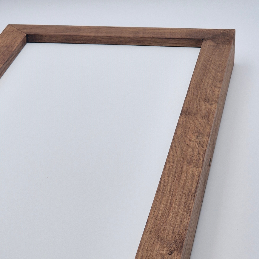 Brilagi - LED pritemdomas lubinis vonios šviestuvas WOODY FRAME LED/50W/230V ąžuolas vyšnia 120x30 cm 3000-6000K IP44 + nuotolinio valdymo pultas
