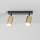 Brilagi - LED reguliuojamas taškinis šviestuvas SELE GOLDEN 2xGU10/6,5W/230V 2700-6500K juoda/auksinė