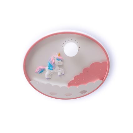Brilagi - dimeriuojamas LED vaikų lubų šviestuvas UNICORN LED/68W/230V 3000-6000K skersmuo 49 cm + nuotolinis valdymas