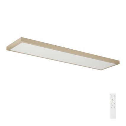 Brilagi - Reguliuojamas LED vonios lubų šviestuvas FRAME SMART LED/50W/230V 120x30 cm 3000-6000K IP44 smėlinė + nuotolinio valdymo pultas