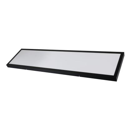 Brilagi - reguliuojamas LED vonios kambario lubinis šviestuvas FRAME SMART LED/50W/230V 120x30 cm 3000-6000K IP44 juodas + su nuotoliniu valdymu