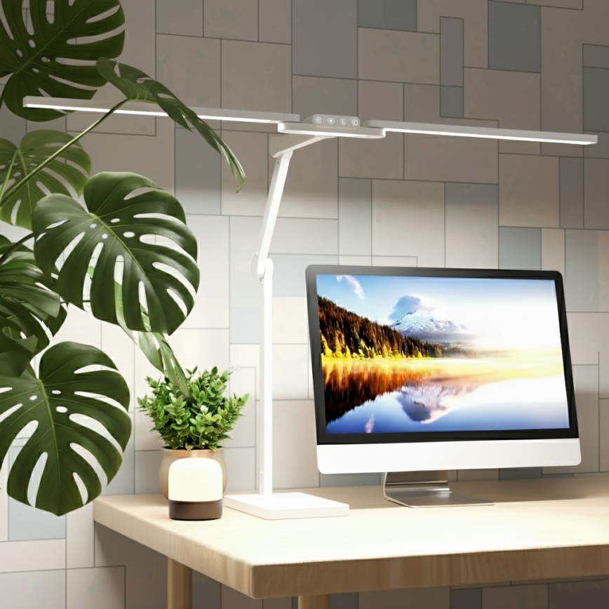 Brilagi - LED dimeriuojama jutiklinė stalinė lempa VARIO LED/24W/230V 3000-6500K CRI 92 balta