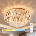 BRILAGI - LED reguliuojamo ryškumo lubinis šviestuvas AURELIA LED/45W/230V 3000-6000K skersmuo 50 cm auksinis + nuotolinis valdymas