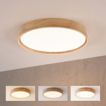 Brilagi - LED reguliuojamo ryškumo lubinis šviestuvas MANAROLA SMART STARS LED/36W/230V 3000-6000K Wi-Fi Tuya Beacon Ø 51 cm + nuotolinis pultas