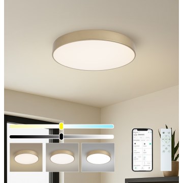 BRILAGI - LED reguliuojamo ryškumo lubinis šviestuvas POOL SMART LED/60W/230V 3000-6000K skersmuo 50 cm Wi-Fi Tuya auksinis + nuotolinis valdymas