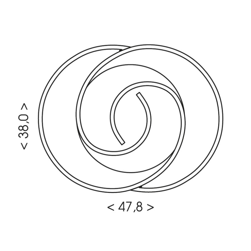 Brilagi - Reguliuojamo ryškumo lubinis šviestuvas VELO LED/70W/230V 3000-6500K 38x47,8 cm + nuotolinis valdymas
