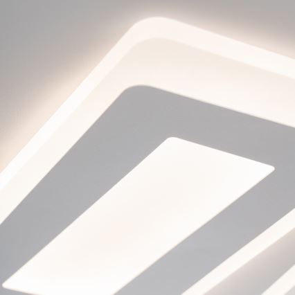 BRILAGI - Reguliuojamo ryškumo lubinis šviestuvas MODERN LED/51W/230V 3000-6000K 20x40 cm + su nuotoliniu valdymo pulteliu