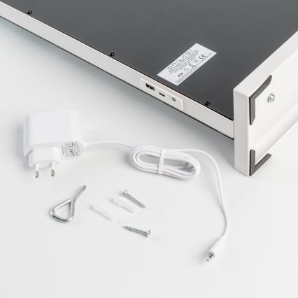 BRILAGI - Reguliuojamas LED makiažo veidrodis HOLLYWOOD LED/15W/230V CCT + 2x USB 60x50 cm balta
