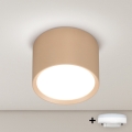 BRILAGI - LED RGB+CCT dimeriuojamas taškinis šviestuvas SMOOTH 1xGX53/14W/230V 60x82 mm 2700-6500K Wi-Fi Tuya smėlinis