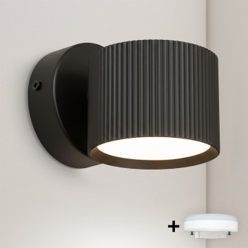 BRILAGI - LED RGB+CCT pritemdomas sieninis taškinis šviestuvas STRIPY 1xGX53/14W/230V 2700-6500K Wi-Fi Tuya juodas
