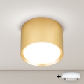 BRILAGI - LED RGB+CCT pritemdomas taškinis šviestuvas SMOOTH 1xGX53/14W/230V 60x82 mm 2700-6500K Wi-Fi Tuya auksinis