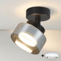 BRILAGI - LED RGB+CCT reguliuojamas taškinis šviestuvas AURA LUX 1xGX53/14W/230V 2700-6500K Wi-Fi Tuya juoda/dūminė