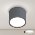 BRILAGI - LED RGB+CCT reguliuojamas vonios kambario taškinis šviestuvas SMOOTH1xGX53/14W/230V 60x82 mm 2700-6500K Wi-Fi Tuya antracitas IP54